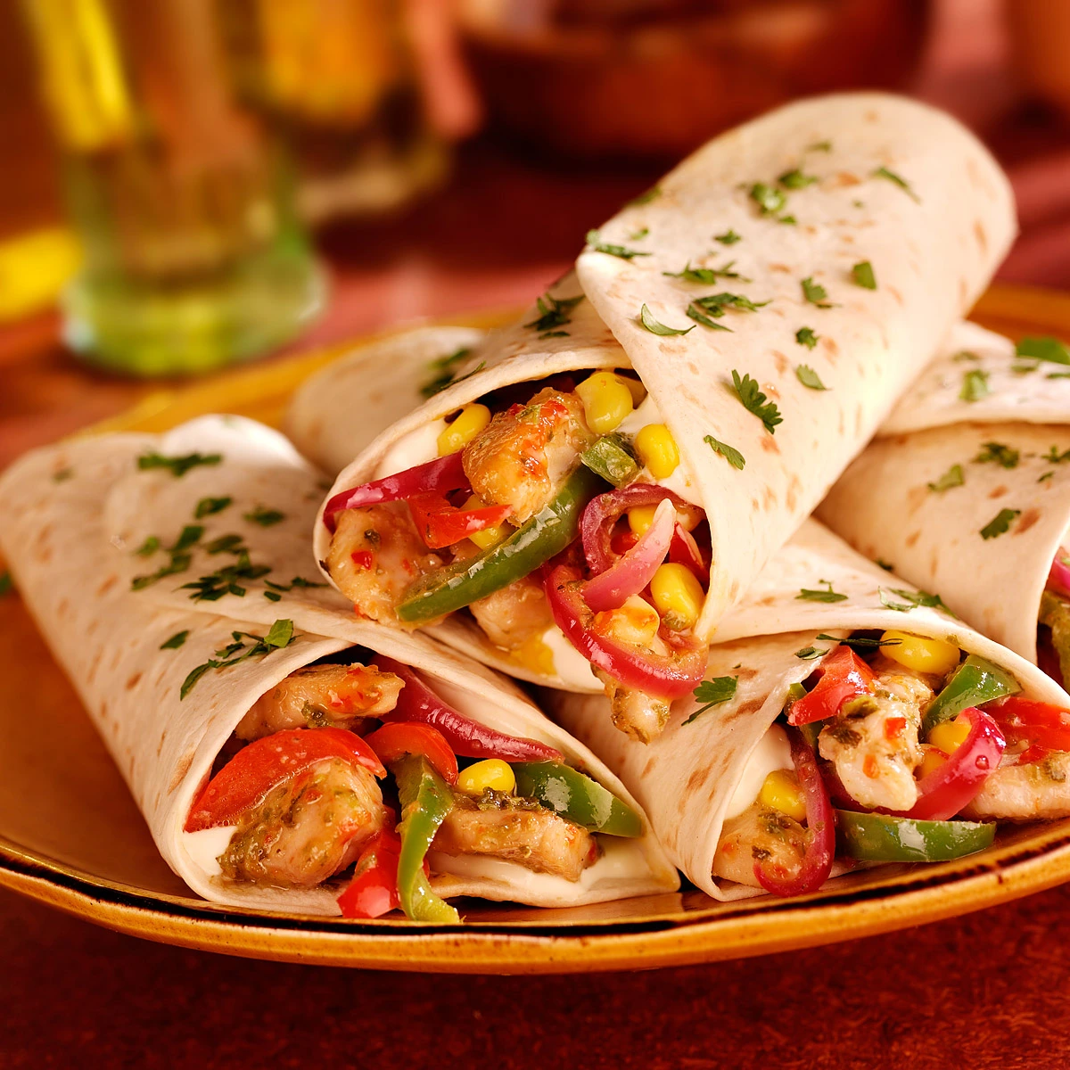 Fajitas de Pollo con Vegetales bar Elite M&E